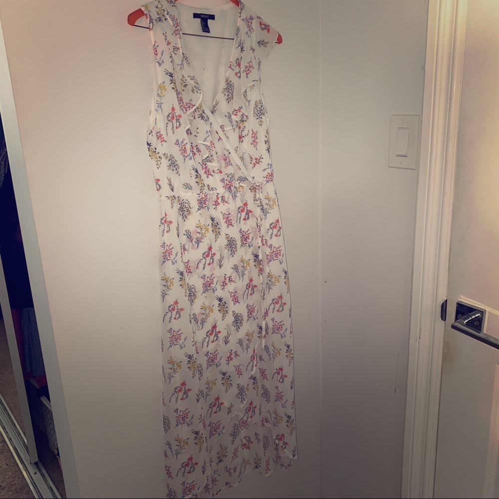 Hi low floral dress